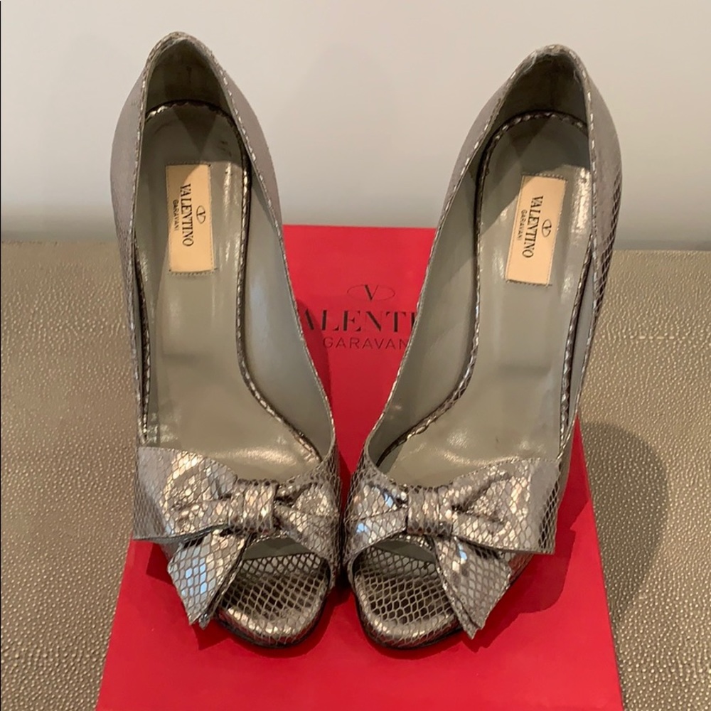 Valentino silver shoes